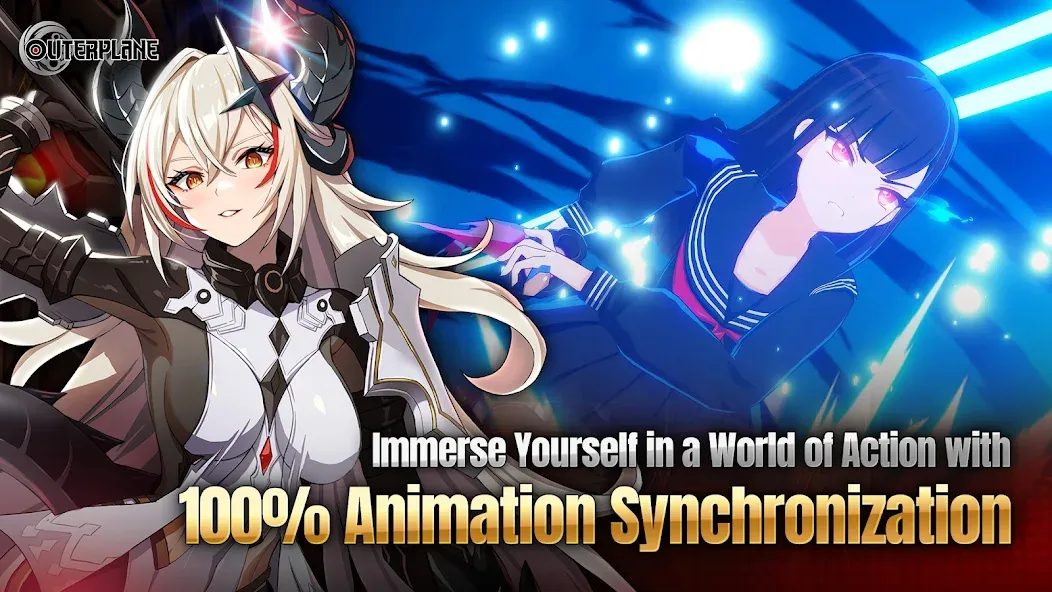 OUTERPLANE - Strategy Anime (АУТЕРПЛЕЙН)  [МОД Бесконечные монеты] Screenshot 5