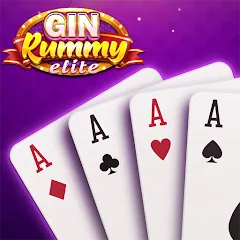 Скачать взломанную Gin Rummy Elite: Online Game (Джин Рамми)  [МОД Много денег] - полная версия apk на Андроид