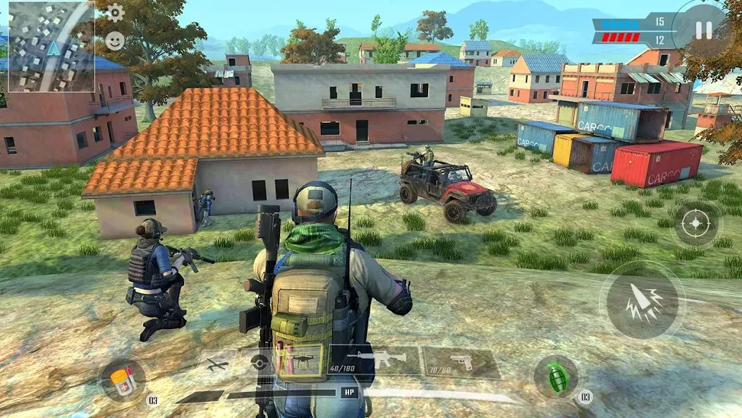 Commando War Army Game Offline  [МОД Menu] Screenshot 3