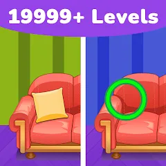Взломанная Find Differences: Spot Fun  [МОД Unlocked] - последняя версия apk на Андроид