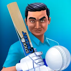 Скачать взлом Stick Cricket Clash (тик Крикет Клаш)  [МОД Много монет] - полная версия apk на Андроид