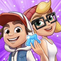 Скачать взлом Subway Surfers Match (Сабвей Серферс Матч)  [МОД Unlocked] - последняя версия apk на Андроид
