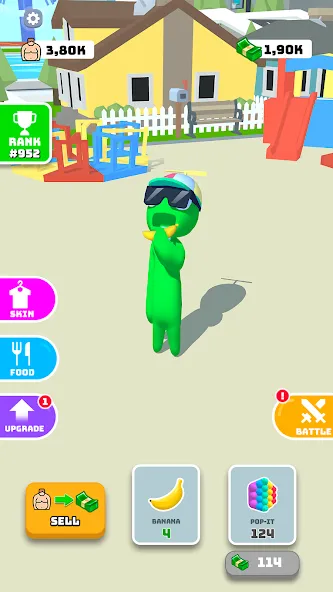 Eating Hero: Clicker Food Game (Итинг Хиро)  [МОД Бесконечные монеты] Screenshot 1