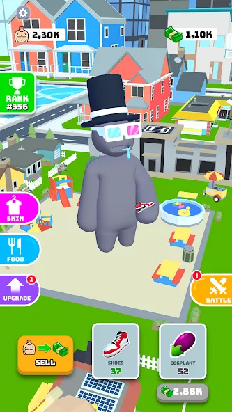 Eating Hero: Clicker Food Game (Итинг Хиро)  [МОД Бесконечные монеты] Screenshot 5