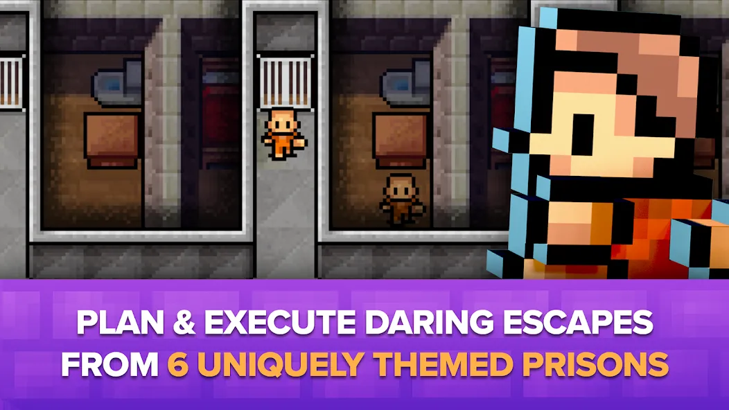 The Escapists: Prison Escape – (Зе Эскейпистс)  [МОД Mega Pack] Screenshot 2