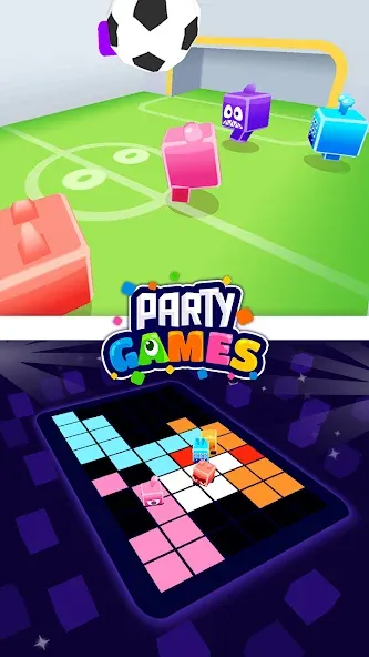 Party Games - 13 Mini Games  [МОД Бесконечные монеты] Screenshot 1
