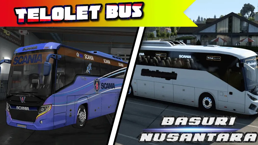 Bus Telolet Basuri Nusantara (Бус Телолет Басури Нусантара)  [МОД Меню] Screenshot 1