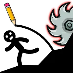 Взломанная Save The Stick: Draw 2 Save (эйв Зе Стикман)  [МОД Mega Pack] - последняя версия apk на Андроид