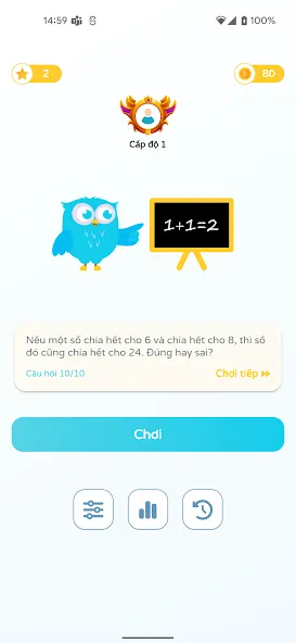 Chọn Đúng Sai  [МОД Много монет] Screenshot 1