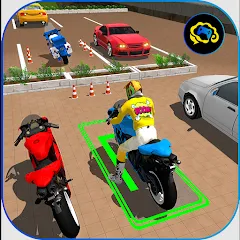Скачать взломанную Bike Parking Moto Driving Game (Ларонг Парадахан нг Бисиклета)  [МОД Mega Pack] - полная версия apk на Андроид