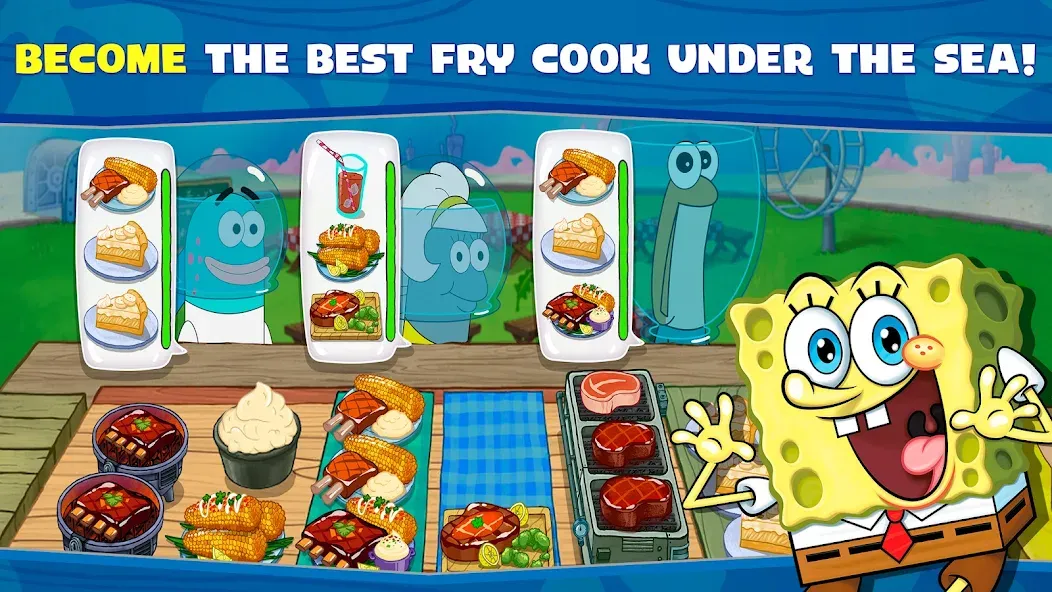 SpongeBob: Krusty Cook-Off  [МОД Mega Pack] Screenshot 1