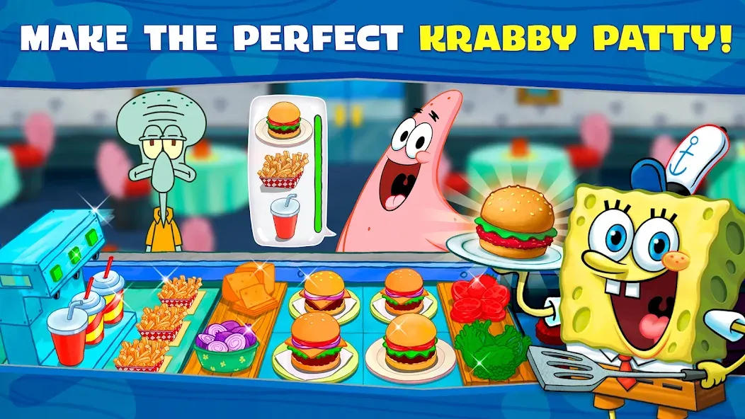 SpongeBob: Krusty Cook-Off  [МОД Mega Pack] Screenshot 2