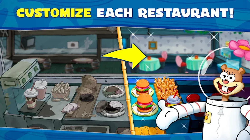 SpongeBob: Krusty Cook-Off  [МОД Mega Pack] Screenshot 5