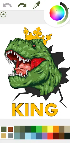 Dinosaurs Coloring Book Dino  [МОД Unlimited Money] Screenshot 2