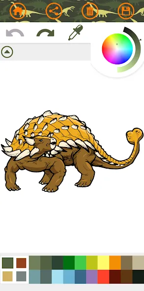 Dinosaurs Coloring Book Dino  [МОД Unlimited Money] Screenshot 5