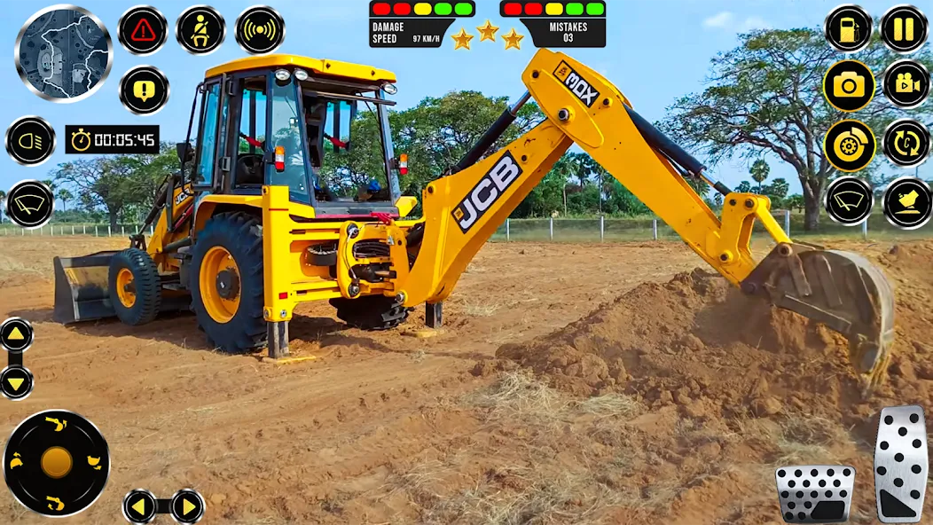 JCB Excavator Construction 3D  [МОД Unlimited Money] Screenshot 2