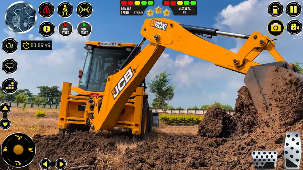 JCB Excavator Construction 3D  [МОД Unlimited Money] Screenshot 4