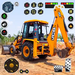 Скачать взломанную JCB Excavator Construction 3D  [МОД Unlimited Money] - последняя версия apk на Андроид