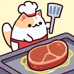 Взломанная Cat Snack Bar: Cute Food Games (Кэт Снэк Бар)  [МОД Unlimited Money] - последняя версия apk на Андроид
