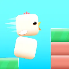 Скачать взломанную Square Bird - Flappy Chicken (Сквер Брд)  [МОД Много денег] - последняя версия apk на Андроид