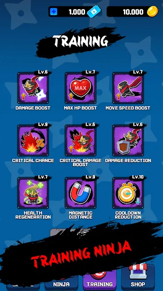 NINJA SURVIVOR.io  [МОД Много денег] Screenshot 5