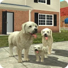 Скачать взломанную Dog Sim Online: Raise a Family  [МОД Unlimited Money] - полная версия apk на Андроид