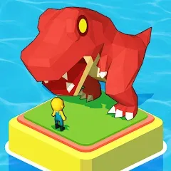 Взломанная Dino Tycoon - 3D Building Game  [МОД Бесконечные монеты] - последняя версия apk на Андроид