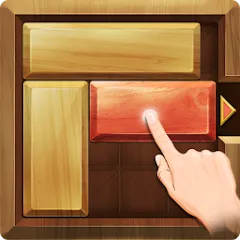 Взломанная Unblock Red Wood  [МОД Бесконечные монеты] - полная версия apk на Андроид