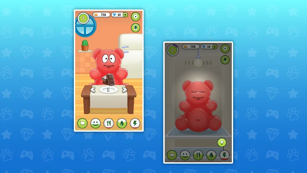 My Jelly Bear Pet  [МОД Все открыто] Screenshot 2