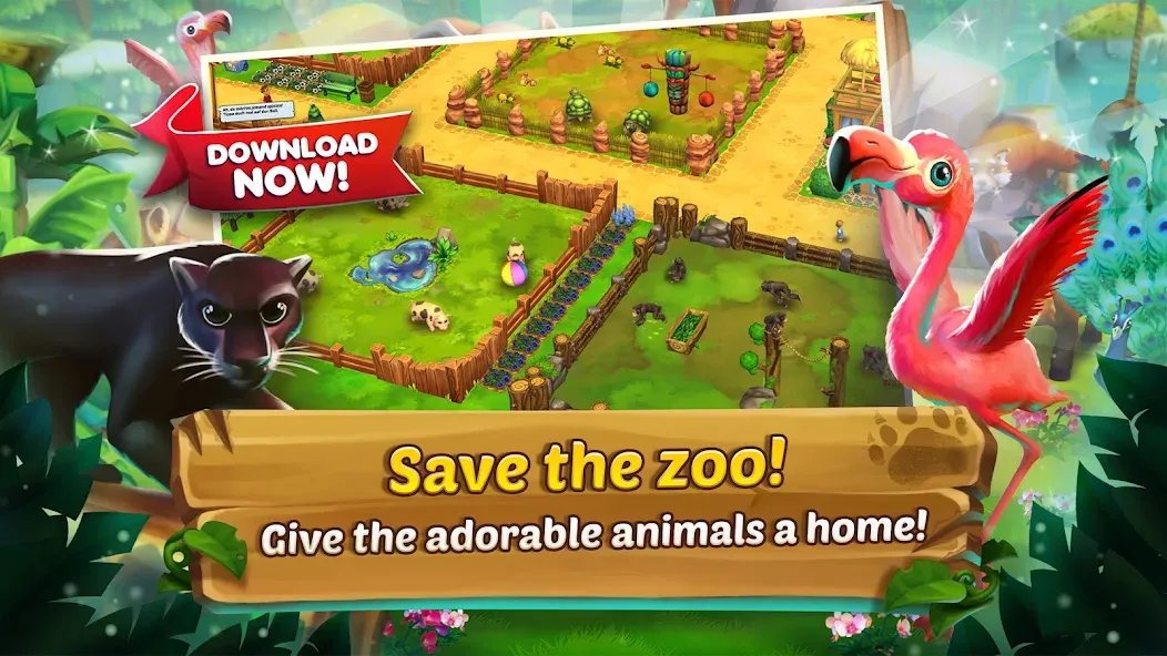 Zoo 2: Animal Park (Зу 2)  [МОД Все открыто] Screenshot 1
