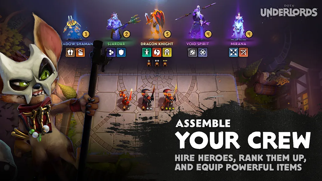 Dota Underlords (Дота Андерлордс)  [МОД Меню] Screenshot 2