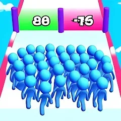 Скачать взломанную Count Masters Crowd Runner (Каунт Мастерс Крауд Раннер)  [МОД Много денег] - полная версия apk на Андроид