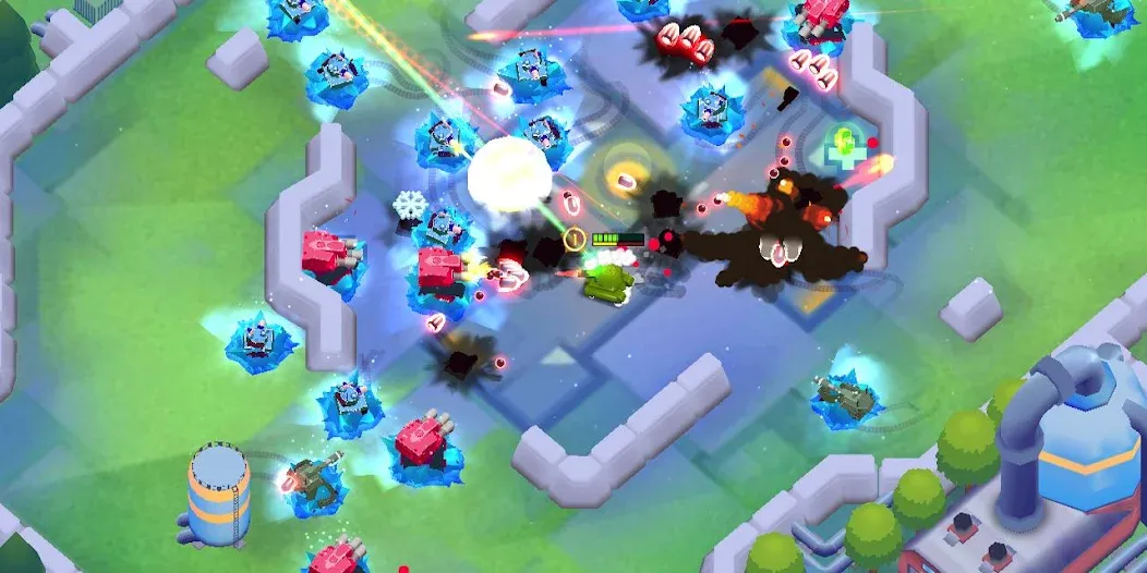 Stickman Tank Battle (Стикмен Танк Баттл)  [МОД Меню] Screenshot 4