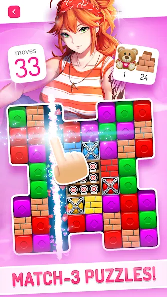 Eroblast: Waifu Dating Sim (Эробласт)  [МОД Много денег] Screenshot 3