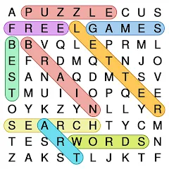 Скачать взломанную Word Search: Word Find (Ворд Срч)  [МОД Mega Pack] - последняя версия apk на Андроид