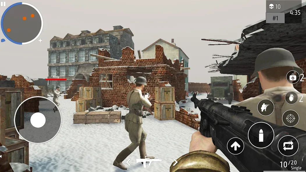 World War 2 Shooter offline (Мировая война 2 Стрелок)  [МОД Menu] Screenshot 5