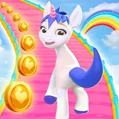Скачать взлом Unicorn Kingdom: Running Games (Юникорн Кингдом)  [МОД Меню] - последняя версия apk на Андроид
