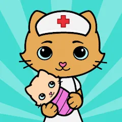 Скачать взломанную Yasa Pets Hospital (Яса Петс Хоспитал)  [МОД Unlocked] - стабильная версия apk на Андроид