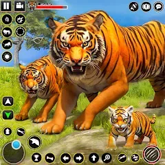 Скачать взлом Tiger Simulator Lion games 3D (Тигровый Симулятор Игр Льва 3D)  [МОД Все открыто] - последняя версия apk на Андроид