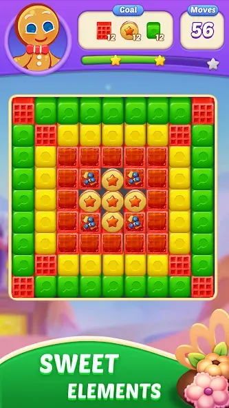 Candy Blast Fever:Cubes Crush (Кенди Бласт Фивер)  [МОД Много монет] Screenshot 2
