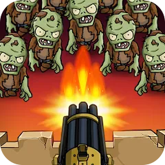 Скачать взломанную Zombie War Idle Defense Game (Зомби Война)  [МОД Много монет] - последняя версия apk на Андроид