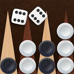 Взломанная Backgammon Plus - Board Game (Бэкгаммон Плюс)  [МОД Mega Pack] - последняя версия apk на Андроид