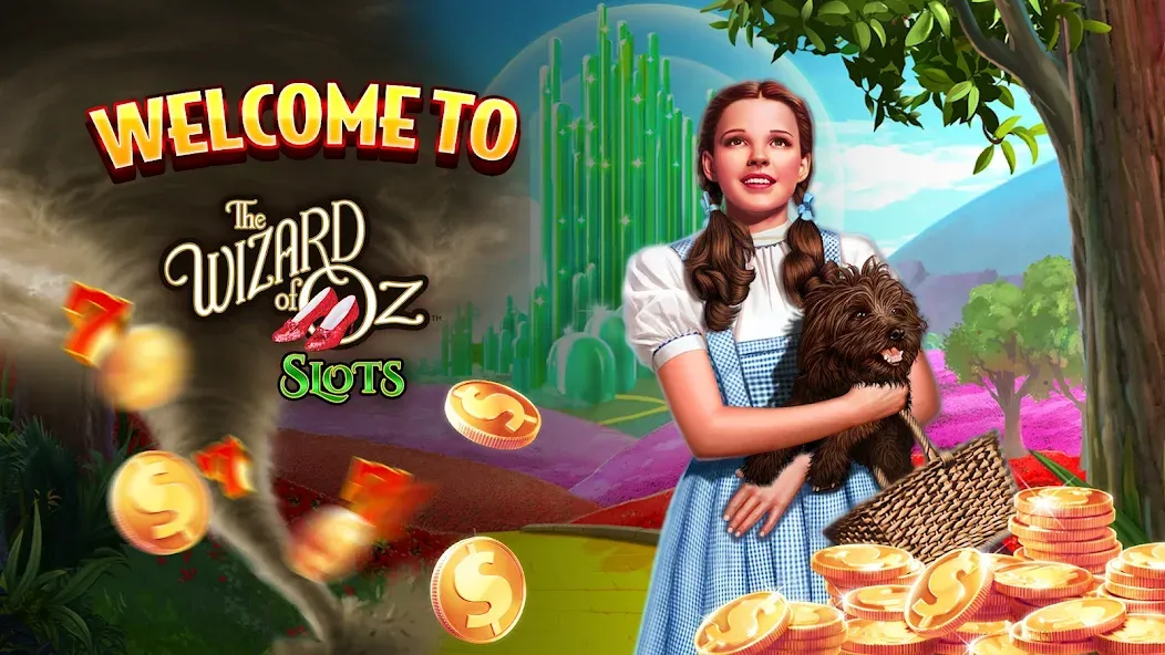 Wizard of Oz Slots Games (Волшебник из страны Оз игровой автомат)  [МОД Бесконечные монеты] Screenshot 1