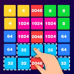 Взлом 2248 Number block puzzle 2048 (Две тысячи двести сорок восемь)  [МОД Все открыто] - полная версия apk на Андроид