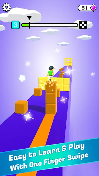 Block Surfer (Блок Серфер)  [МОД Бесконечные деньги] Screenshot 1