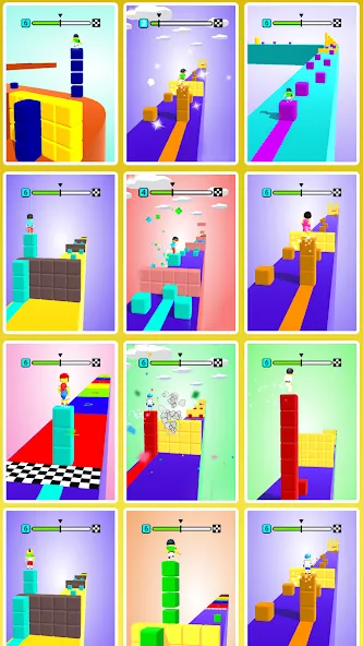 Block Surfer (Блок Серфер)  [МОД Бесконечные деньги] Screenshot 4
