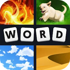 Скачать взлом 4 Pics 1 Word (Картинки 1 Слово)  [МОД Mega Pack] - полная версия apk на Андроид