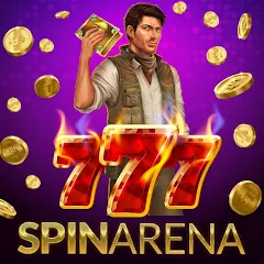 Взломанная SpinArena Online Casino Slots (СпинАрена Онлайн Казино Слоты)  [МОД Unlimited Money] - стабильная версия apk на Андроид