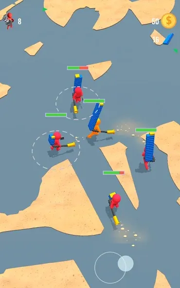 Stickman Fight: Battle Arena (Стикмен Файт)  [МОД Бесконечные монеты] Screenshot 3
