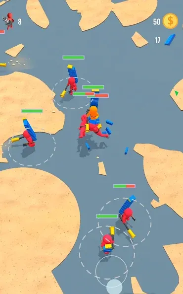 Stickman Fight: Battle Arena (Стикмен Файт)  [МОД Бесконечные монеты] Screenshot 4